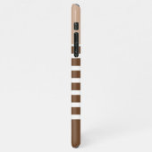 Muster für die Farbtöne der weißen Streifen iPhone Hülle (Linke Seite)