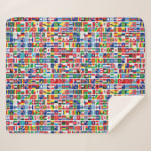 Muster für die Flaggen aller Länder Sherpadecke (Vorderseite (Horizontal))