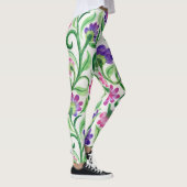 Muster für die Gefärbte Krawatte von Blumenelement Leggings (Rechts)