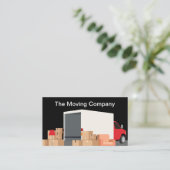 Muster für die Gestaltung von Lkw-Visitenkarten Visitenkarte (Stehend Vorderseite)