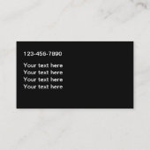 Muster für die Gestaltung von Lkw-Visitenkarten Visitenkarte (Rückseite)