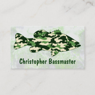 Muster für die grüne Camouflage Visitenkarte