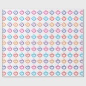 Muster für die Herzsperre Geschenkpapier (Flach)