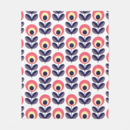 Muster für die hintere Blume Fleecedecke