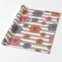 Muster für die hintere farbige Blume