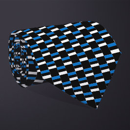 Muster für die hintereinander liegende Flagge Estl Krawatte