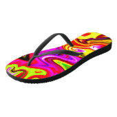 Muster für die Kolorieren Badesandalen (Schrägansicht)