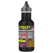 Muster für die Kontrolle der abstrakten Technologi Edelstahlflasche (Links)