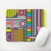 Muster für die Kontrolle der abstrakten Technologi Mousepad (Mit Mouse)