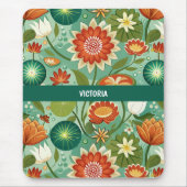 Muster für die Lebensblume des Teiches Mousepad (Vorne)
