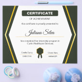 Muster für die Leistungsbescheinigung Flyer (Einzeln)