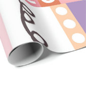 Muster für die Liebe des Telefons Geschenkpapier (Rolleneckpunkt)