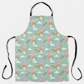 Muster für die Liebe eines Igels Schürze (Vorderseite)