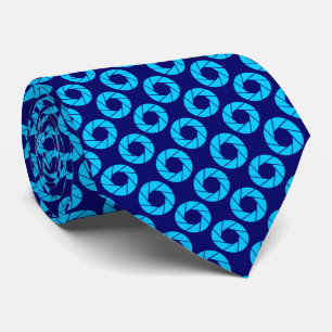 Muster für die Luftzufuhr - Sky Blue on Deep Navy Krawatte