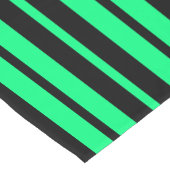 Muster für die Muster der grünen schwarzen vertika Kurzer Tischläufer (Ecke)