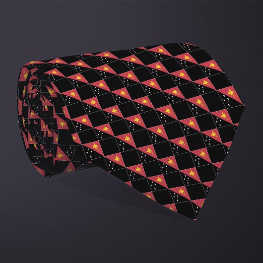 Muster für die neue Papua-Guinea Krawatte