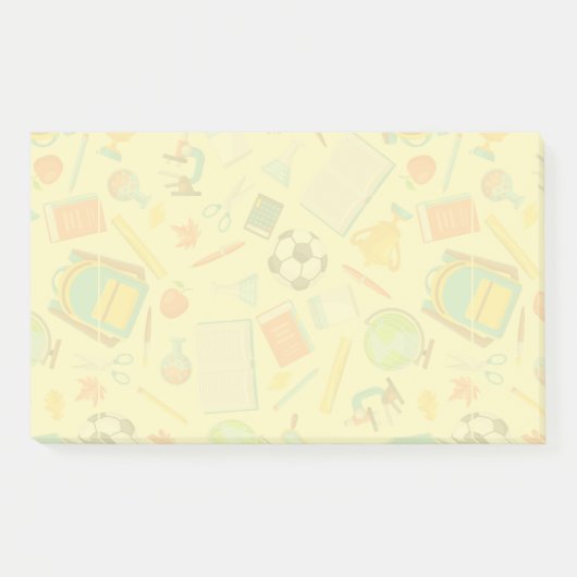 Muster für die Schulversorgung Post-it Klebezettel (Vorderseite)