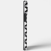 Muster für die Schwarz-weiße Blume Case-Mate iPhone Hülle (Rückseite / Rechts)