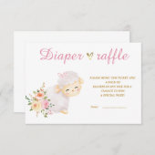 Muster für die Verlosung von Lammblättern Dankeskarte (Vorne/Hinten)