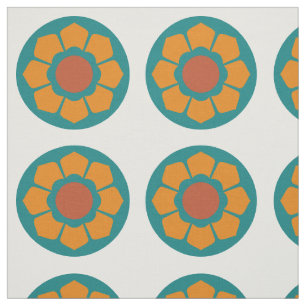 Muster für die Vintage Mod-Blume Stoff