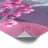 Muster für die Wasserfarbenmuster der Birch Branch Poster (Ecke)