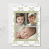 Muster für die Wasserfarbensage Feiertagskarte (Vorderseite)