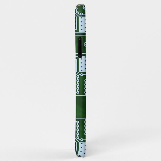 Muster für die weißen Linien des grünen Computerkr Case-Mate iPhone Hülle (Hinten/Rechts)