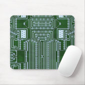 Muster für die weißen Linien des grünen Computerkr Mousepad (Mit Mouse)