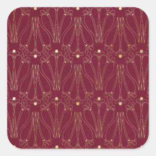 Muster für digitales Papier Quadratischer Aufkleber