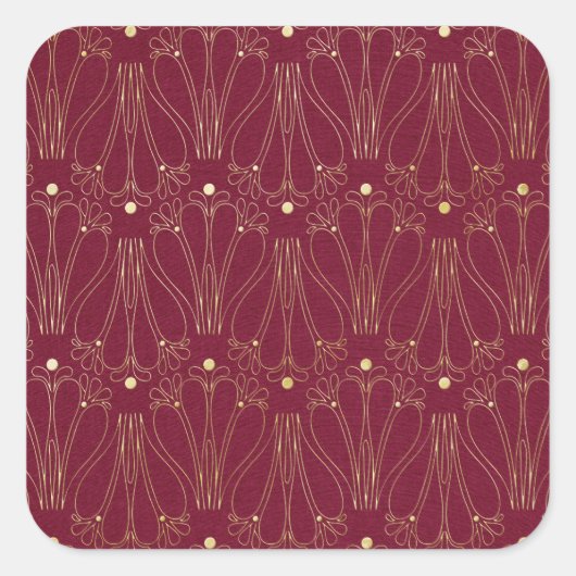 Muster für digitales Papier Quadratischer Aufkleber (Vorderseite)