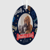 Muster für Druck und Knochen | Foto Ornament (Vorderseite)