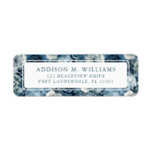 Muster für dunkelblaue Rose (Vorne)