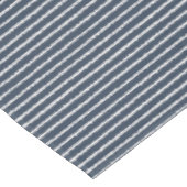 Muster für dunkelblaue und weiße Streifen Tischdecke (Schrägansicht)