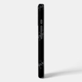 Muster für dunkelgraue und schwarze Monogramme Case-Mate iPhone Hülle (Rückseite / Links)