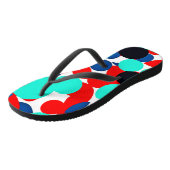 Muster für dynamische Farbwiedergabe Badesandalen (Schrägansicht)