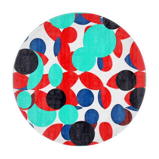 Muster für dynamische Farbwiedergabe Schneidebrett (Vorderseite)