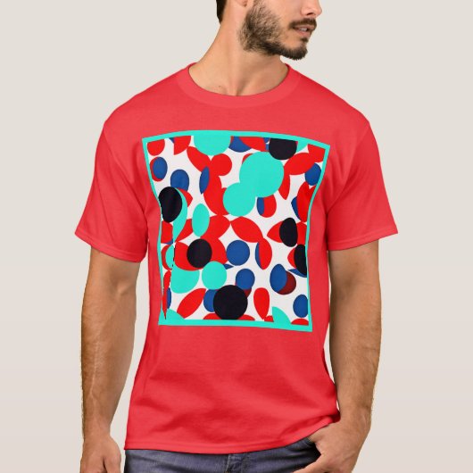 Muster für dynamische Farbwiedergabe T-Shirt (Vorderseite)
