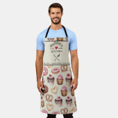 Muster für ein benutzerdefiniertes Textbrett Schürze (Getragen)