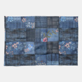 Muster für ein Muster für ein Muster | Boho Denim Geschirrtuch (Horizontal)