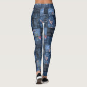 Muster für ein Muster für ein Muster | Boho Denim Leggings (Rückseite)