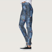 Muster für ein Muster für ein Muster | Boho Denim Leggings (Links)
