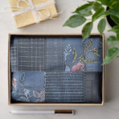 Muster für ein Muster für ein Muster | Boho Denim Seidenpapier (Geschenk)