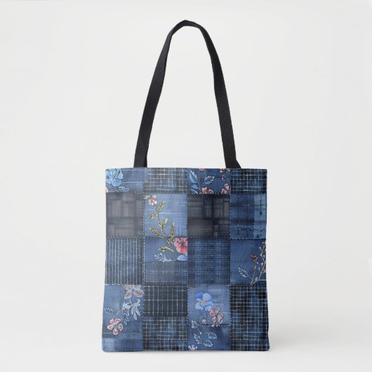 Muster für ein Muster für ein Muster | Boho Denim Tasche (Vorderseite)