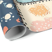 Muster für ein Muster für ein Muster eines Musters Geschenkpapier (Rolleneckpunkt)