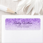 Muster für einen weißen und Lila Glitzer (Insitu)