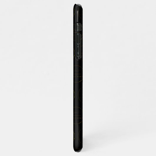 Muster für einfache Logo-Vorlage iPhone-Fall iPhone Hülle (Linke Seite)