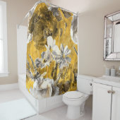 Muster für einfarbige Aquarellfarben Duschvorhang (Beispiel)