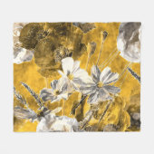 Muster für einfarbige Aquarellfarben Fleecedecke (Vorderseite (Horizontal))