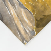 Muster für einfarbige Aquarellfarben Fleecedecke (Ecke)