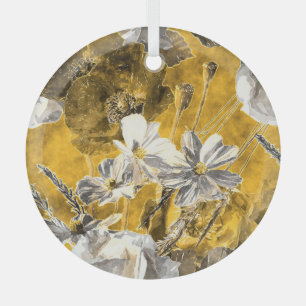 Muster für einfarbige Aquarellfarben Ornament Aus Glas